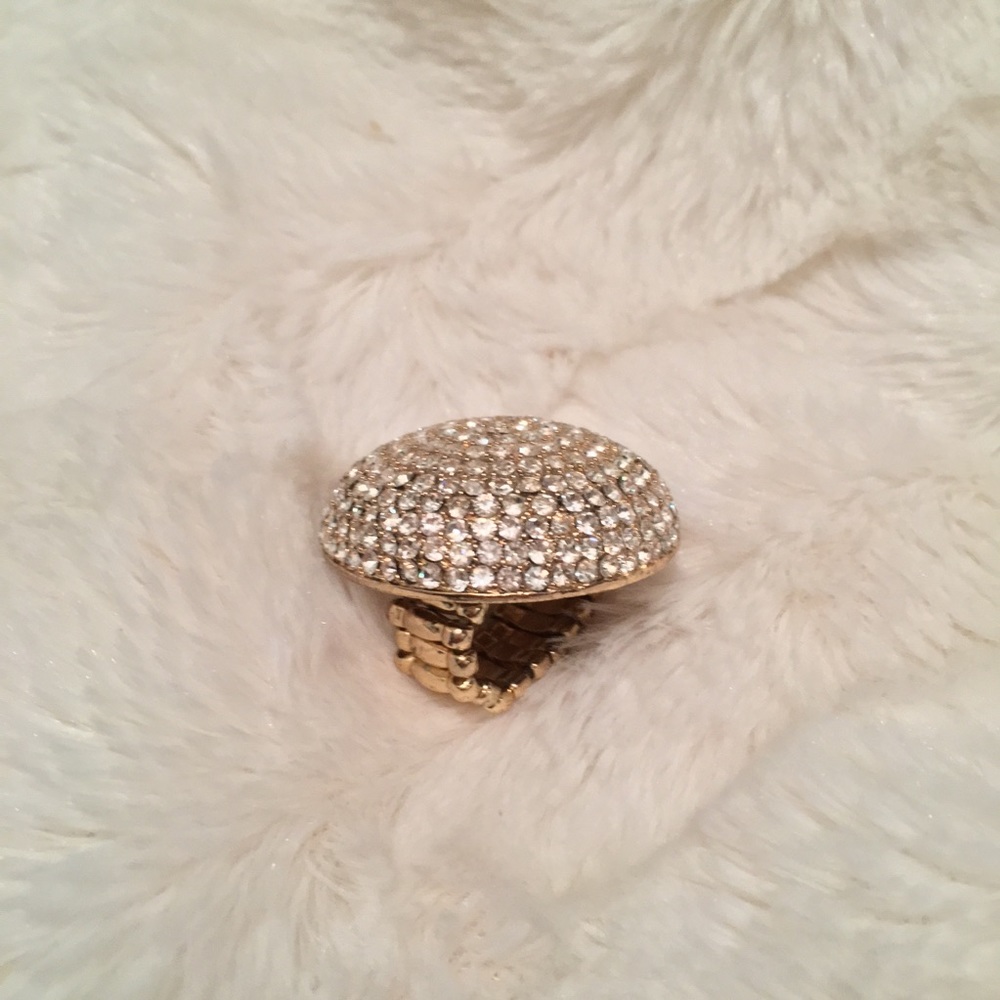 Gorgeous Pave Rhinestone Cocktail Ring
